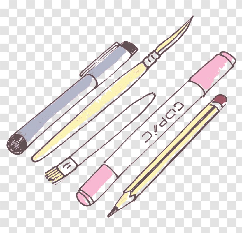 Pen Drawing Painting Vector Graphics Paint Brushes Transparent PNG