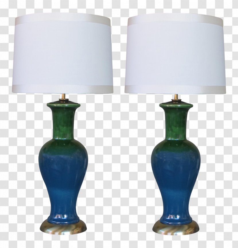 Lamp Frederick Cooper Llc Cobalt Blue Ceramic Electric Light - Baluster Transparent PNG