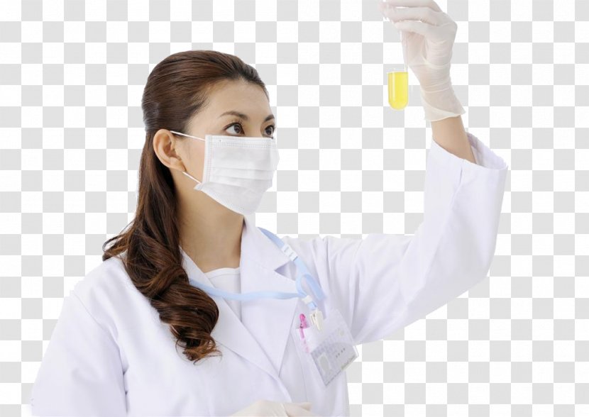 Scientist Experiment Laboratory Test Tube - Healthcare Science - Female Doctor Transparent PNG
