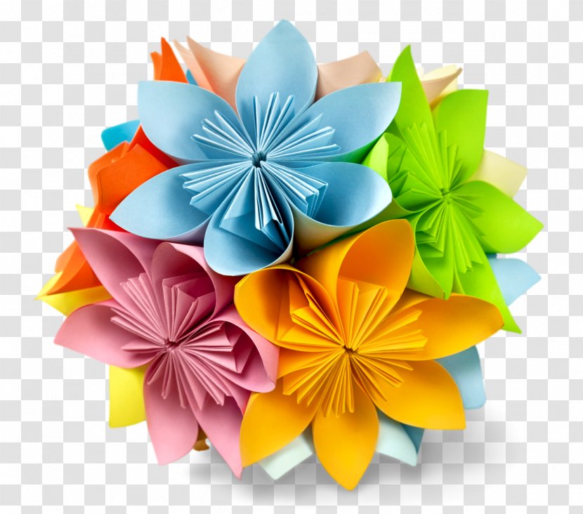 Origami Paper Craft Photography - Flower Transparent PNG