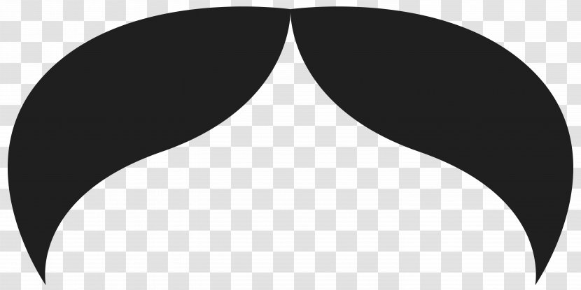 Black And White Pattern - Monochrome Photography - Movember Stache Droopy Clipart Image Transparent PNG