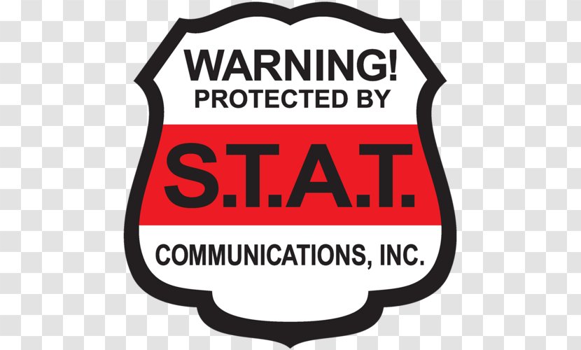 S.T.A.T Communications Security Label Logo Barcode - Sign - Area Transparent PNG