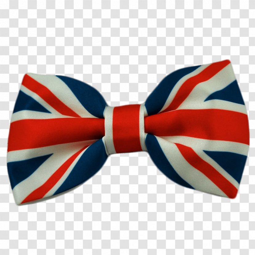 Flag Of The United Kingdom Bow Tie Necktie Clip Art - Clothing - BOW TIE Transparent PNG