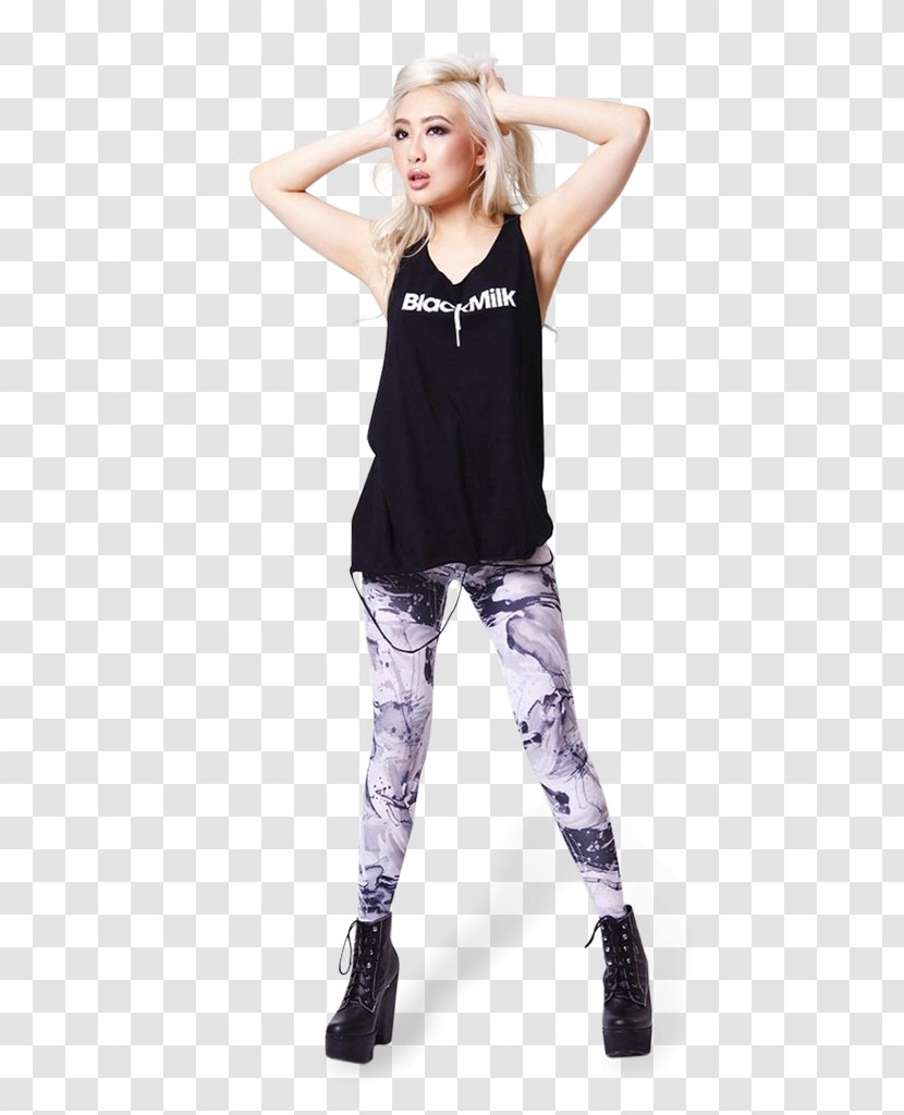 T-shirt Leggings Tights Clothing Pants - Sleeve - Smudges Transparent PNG