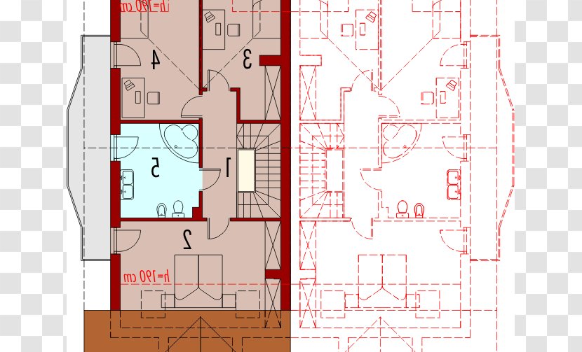 Floor Plan Building Line - Area Transparent PNG