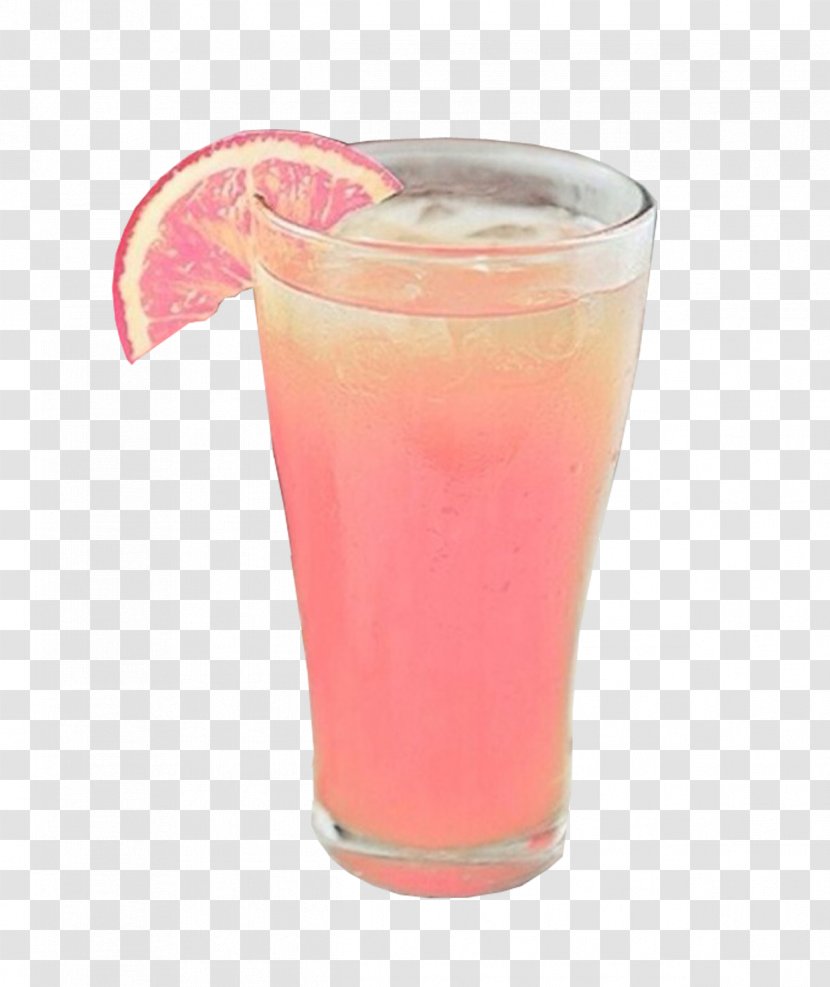 Woo Mai Tai Bay Breeze Cocktail Sea - Pink Lady - Strawberry Ice Drink Transparent PNG