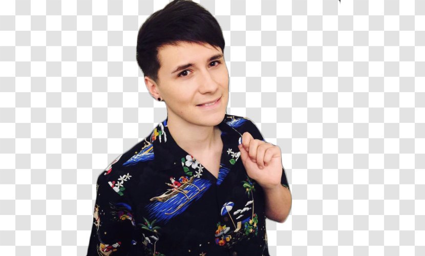 Dan Howell T-shirt And Phil Christmas YouTuber - Youtuber Transparent PNG