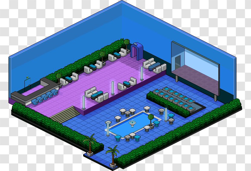 Habbo YouTube Room Game Public Space - Play - Youtube Transparent PNG
