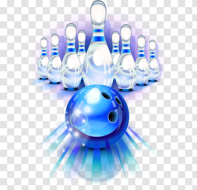 Bowling Ball Pin Stock Photography Clip Art - Sphere - Blue Transparent PNG