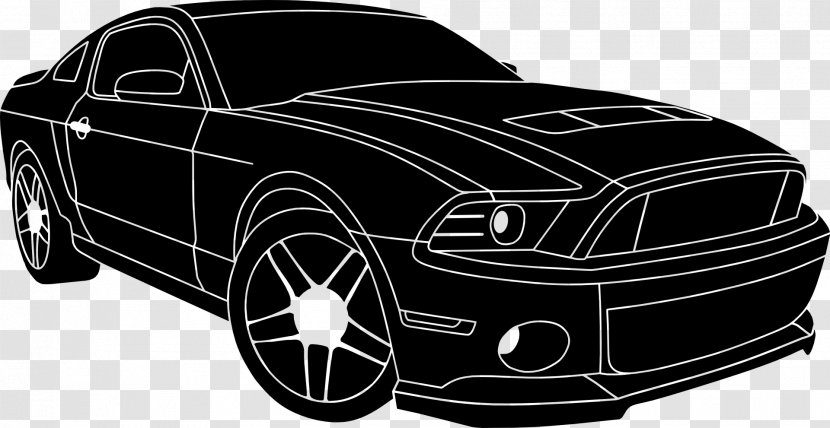 Sports Car Ford Mustang Clip Art - Vehicle Transparent PNG