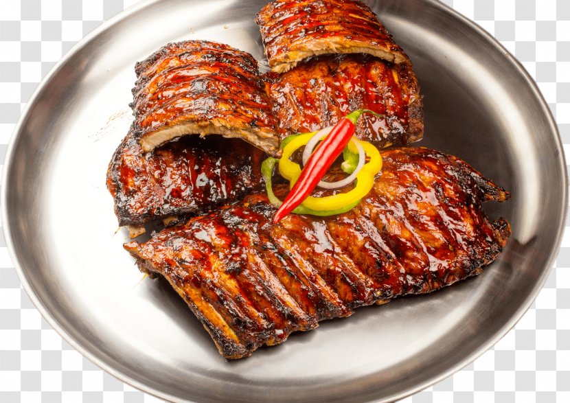 Spare Ribs Food Pork Barbecue Short - Steak - Spareribs Rack Transparent PNG