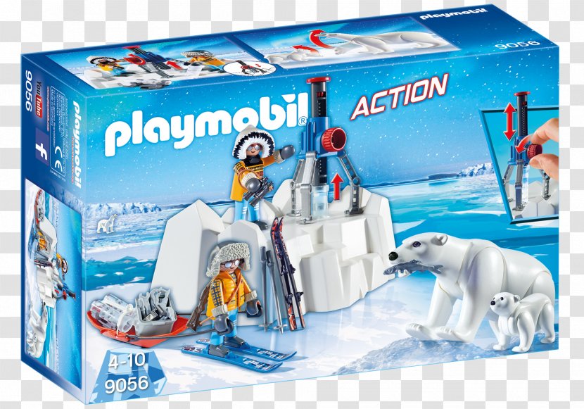 Arctic Explorers With Polar Bears Playmobil Toy - Bear Transparent PNG