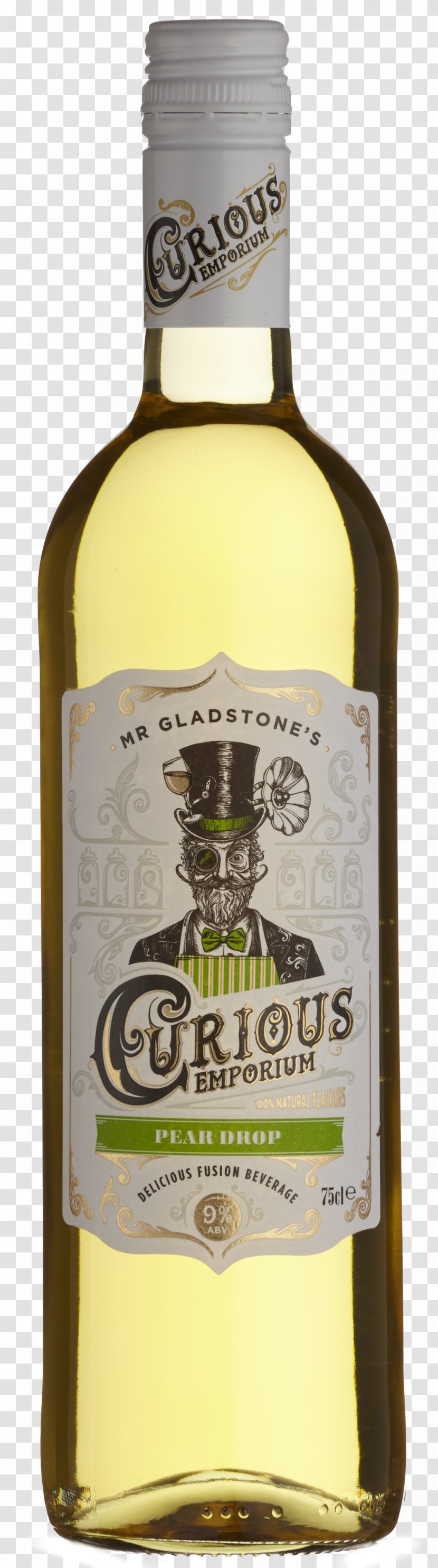 Liqueur White Wine Dessert Chardonnay - Bottle - Drops Transparent PNG