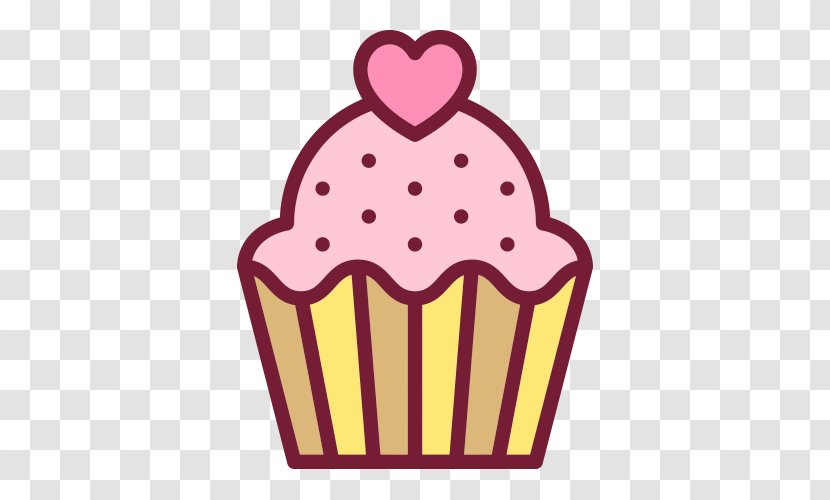 Cupcake Icon - Watercolor - Cake Vector Transparent PNG