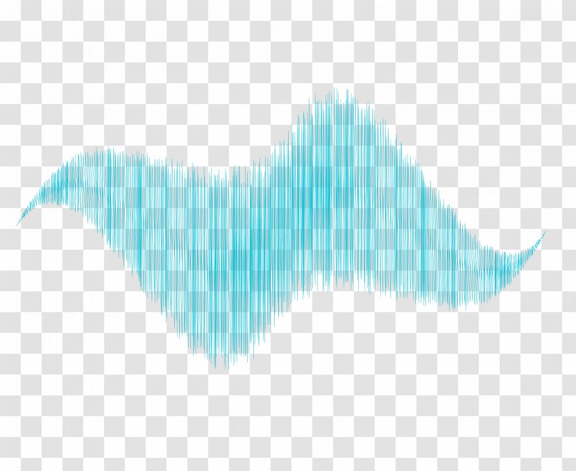 Graphic Design Sound - Cartoon - Vector Light Green Wave Curve Picture Transparent PNG