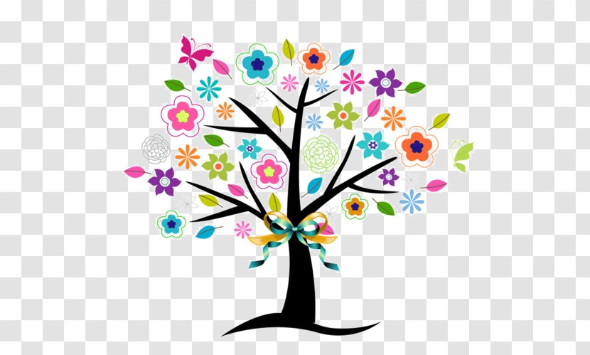 Floral Design Tree Clip Art - Leaf Transparent PNG