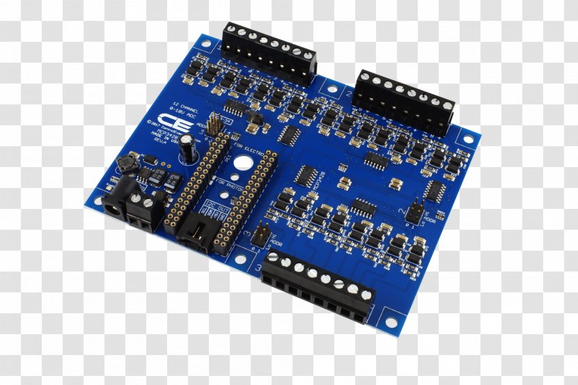 Microcontroller Electronics Analog Signal Analog-to-digital Converter I²C - Electronic Engineering - Transistor Transparent PNG