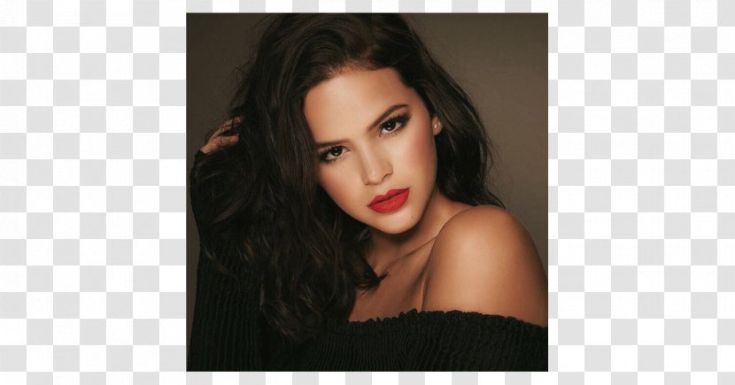 Bruna Marquezine Model Black Hair Coloring Brown - Watercolor Transparent PNG