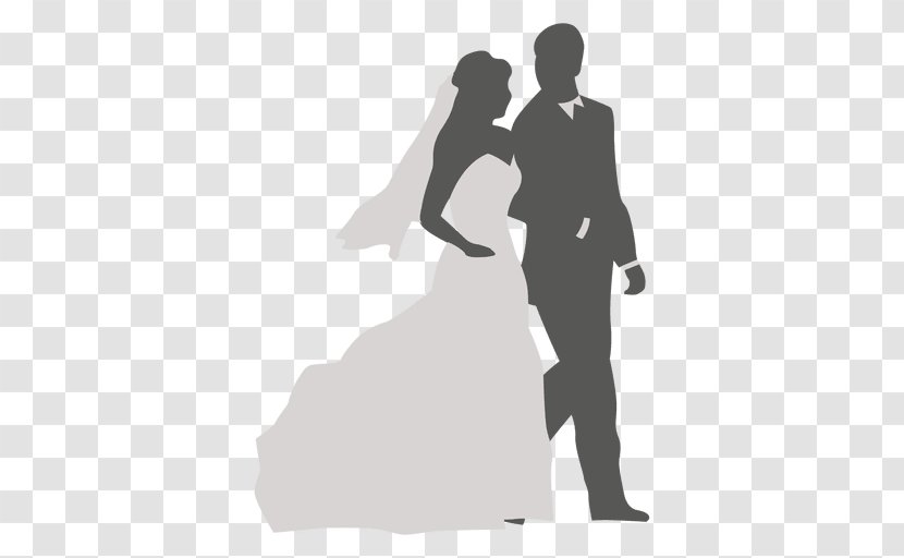 Silhouette Wedding - Male - Vector Transparent PNG