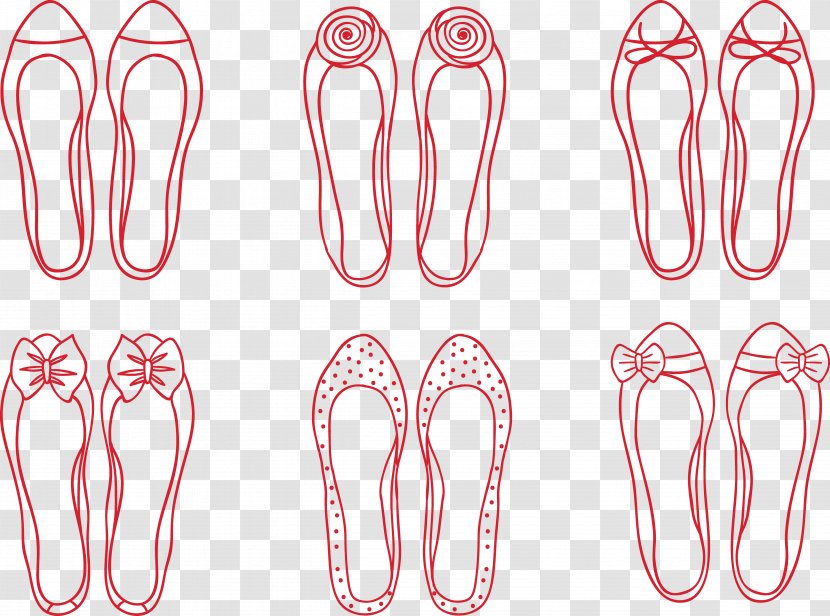 Shoe Ruby Slippers High-heeled Footwear - Cartoon - The Red Shoes Transparent PNG