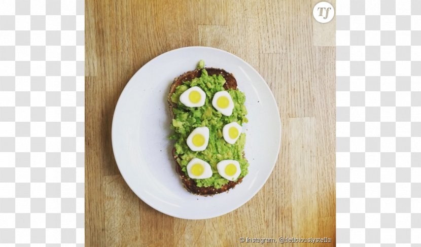 Vegetarian Cuisine Breakfast Recipe Deliciously Stella Egg - Plate - Avocado Toast Transparent PNG