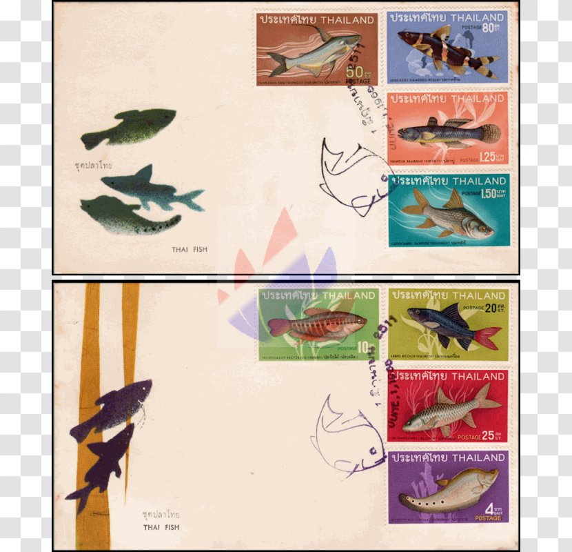 Snakeskin Gourami Fish First Day Of Issue Postage Stamps Trichogaster - Art Transparent PNG