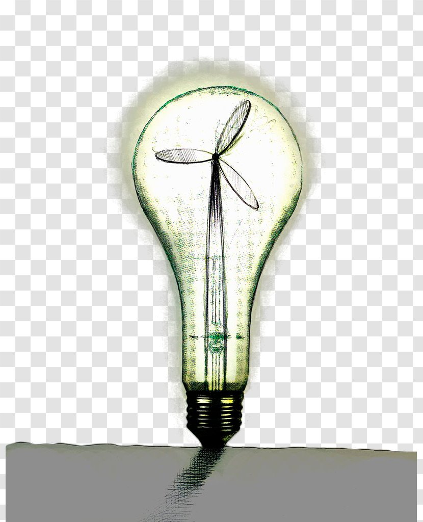 Greens Mill, Sneinton Wind Power Windmill - Hand Painted Green Energy Bulb Transparent PNG