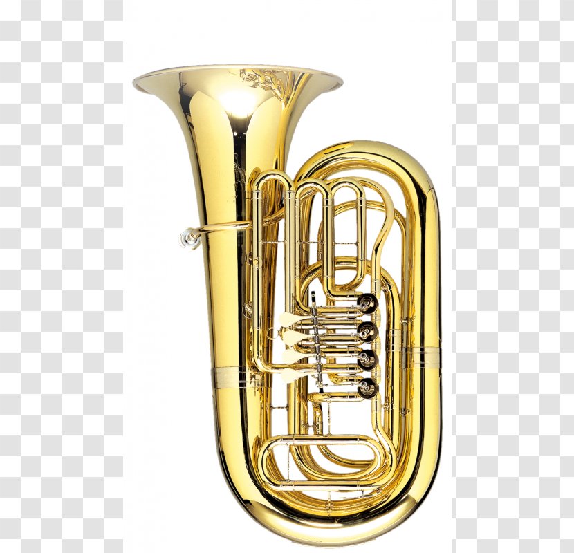 Tuba Brass Instruments Musical Cornet Mellophone - Heart Transparent PNG