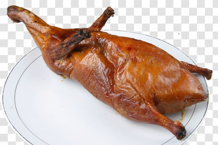 Roast Goose Guangdong Peking Duck Barbecue Chicken - Meat Transparent PNG