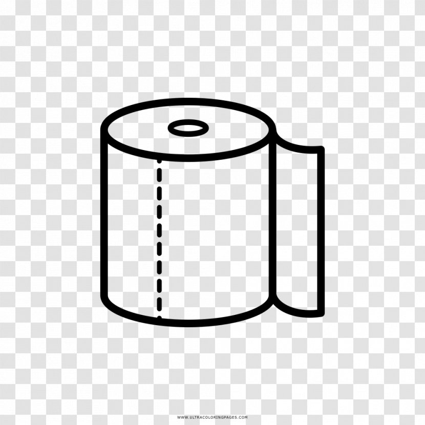 Toilet Paper Coloring Book Drawing - Wall Transparent PNG