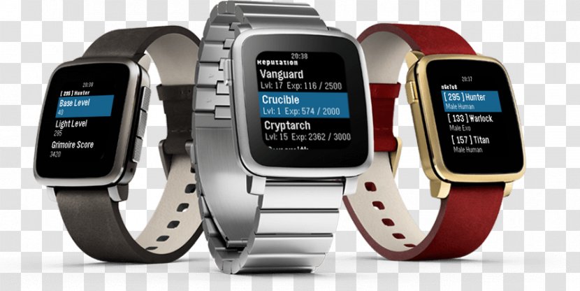 Pebble Time Steel Smartwatch Amazon.com - Watch Transparent PNG