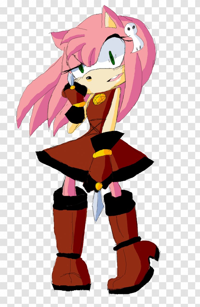 Amy Rose Drawing Creepypasta - Cartoon Transparent PNG