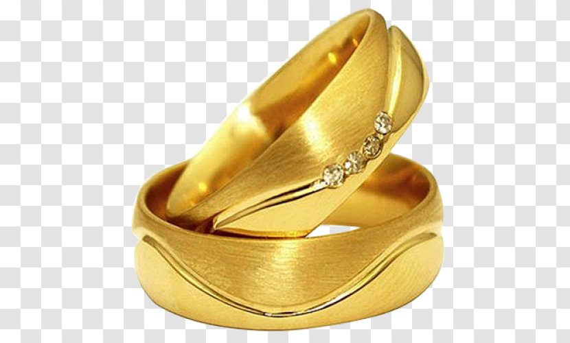 Wedding Ring Gold Jewellery - Diamond Transparent PNG