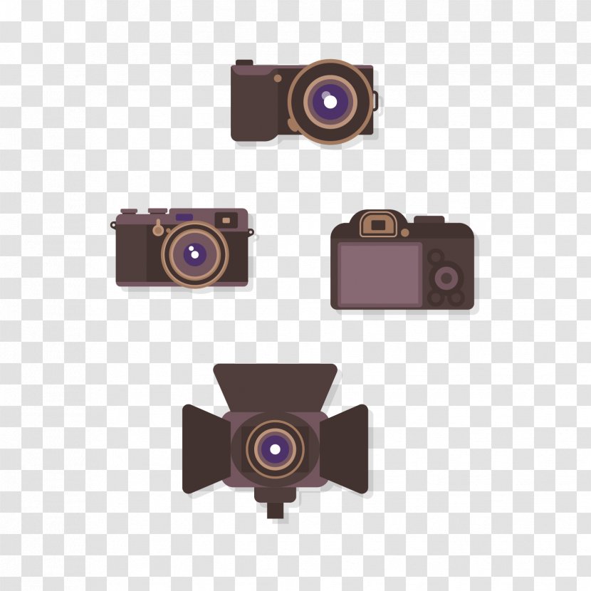 Photography - Poster - Camera And Accessories Vector Material Transparent PNG