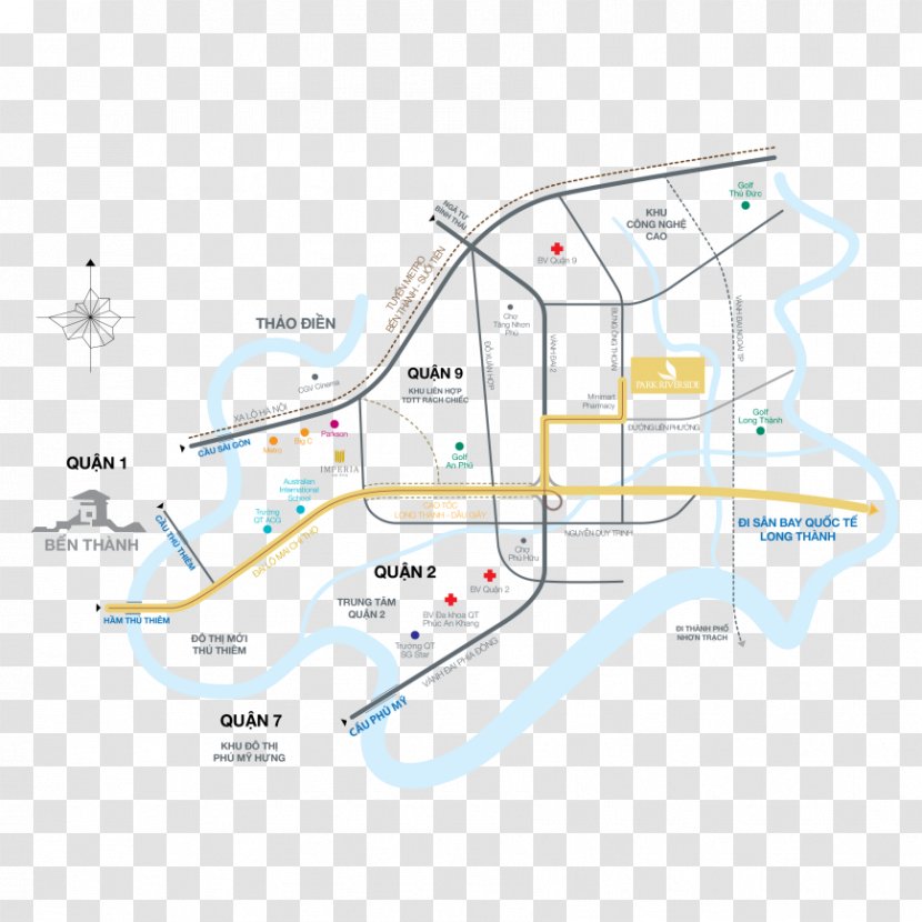 Dự án Park Riverside Quận 9 Của MIK Group Án Nhà Phố - Map - Biệt Thự District 2House Transparent PNG