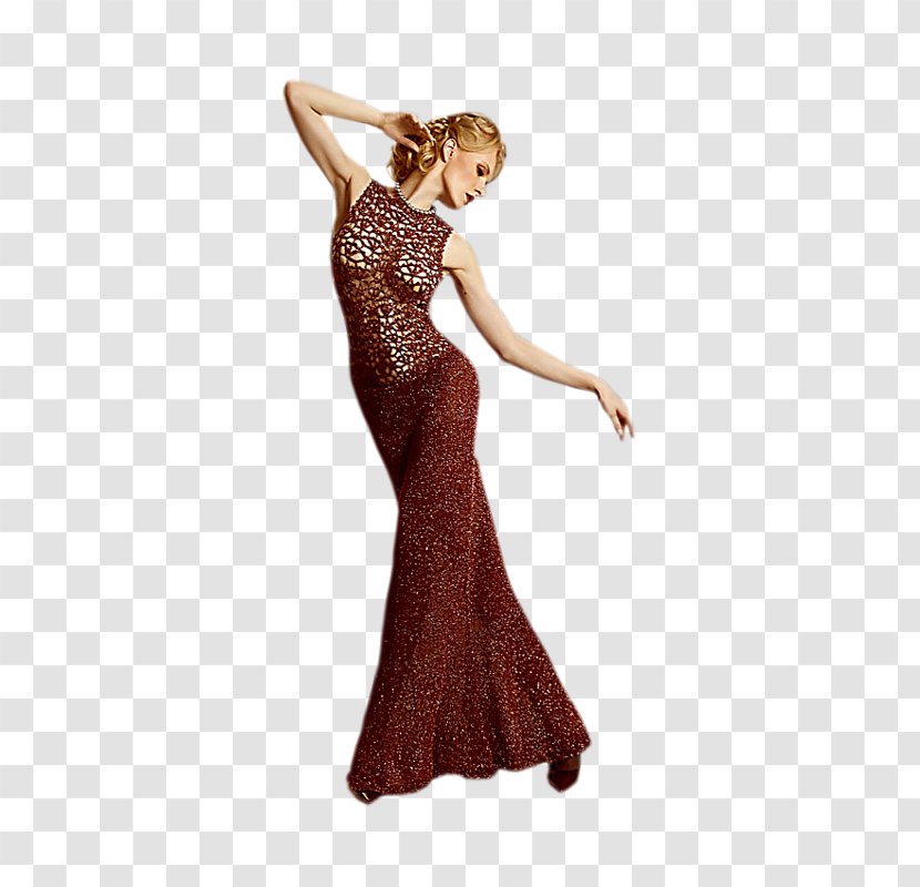 Woman Evening Gown - Heart Transparent PNG