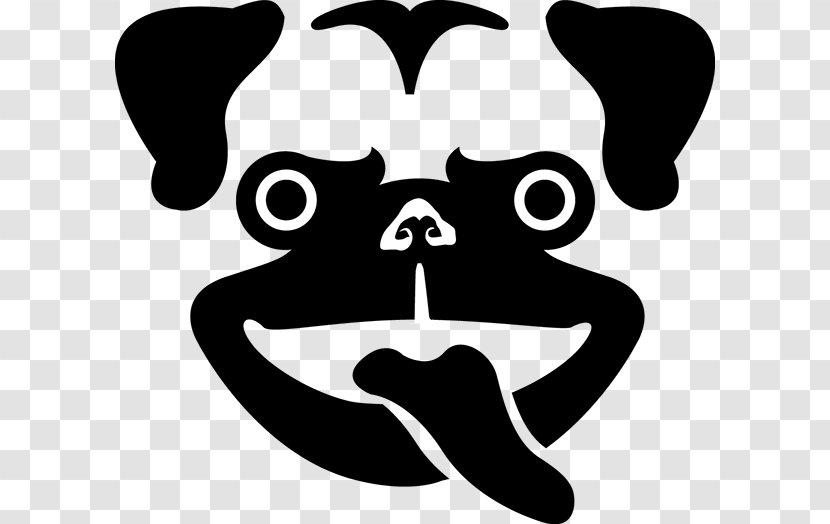 Pug Dog Breed Logo Clip Art Snout - Baseball Cap Transparent PNG