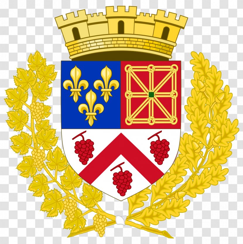 Yerres Coat Of Arms Navarre Paris Commune Crest - Wikimedia Commons - Pope During The French Revolution Transparent PNG