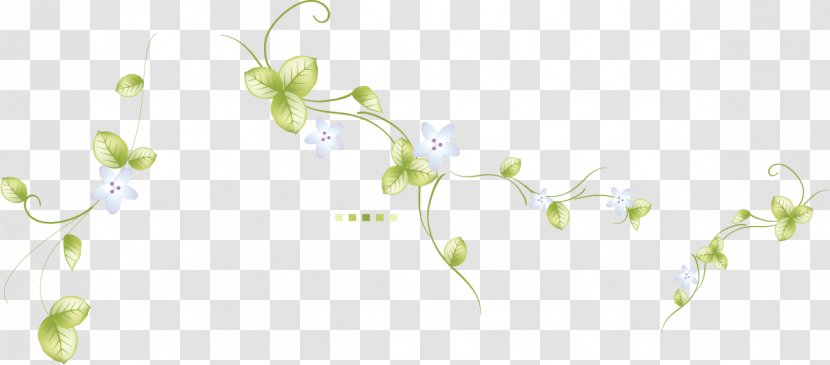 Flower Floral Design Twig Green - Spring Background Material Transparent PNG