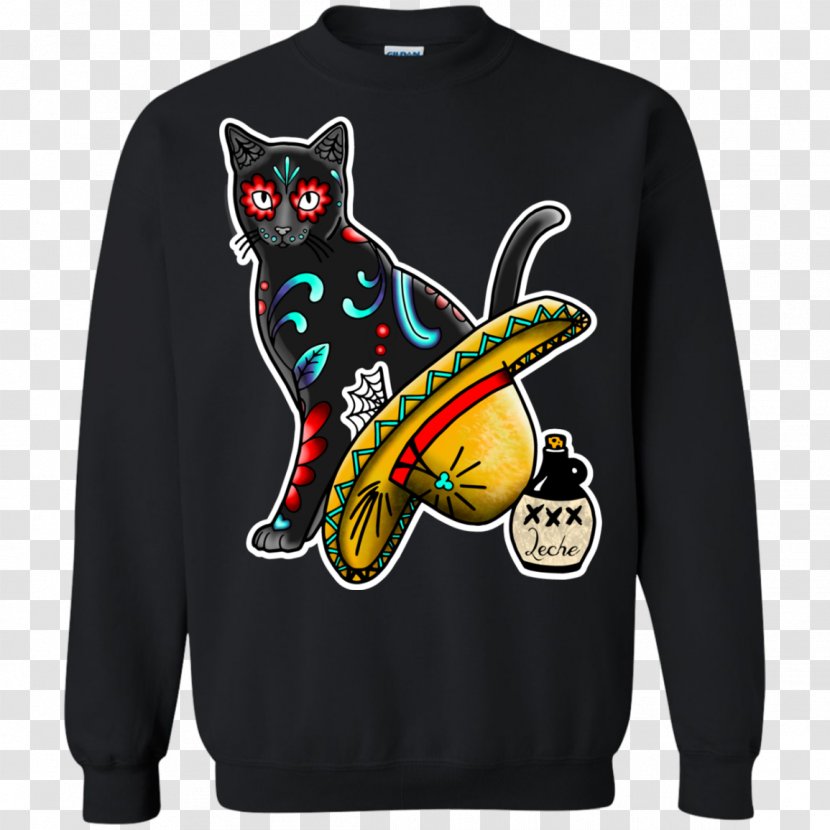 Christmas Jumper Hoodie T-shirt Sweater - Gift - Dia De Los Muertos Transparent PNG