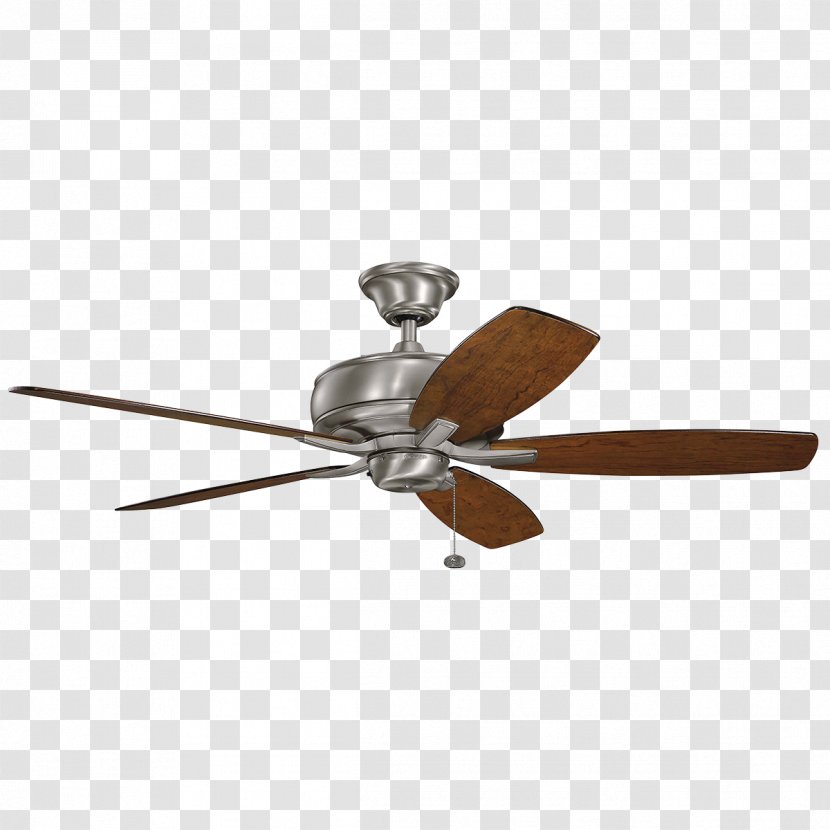 Ceiling Fans Lowe's Kichler Canfield Patio - Mechanical Fan Transparent PNG