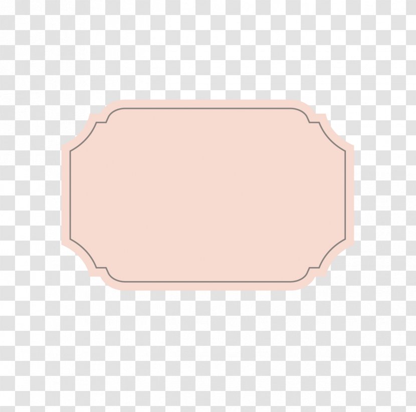 Paper Angle Pattern - Peach - Pink Box Transparent PNG