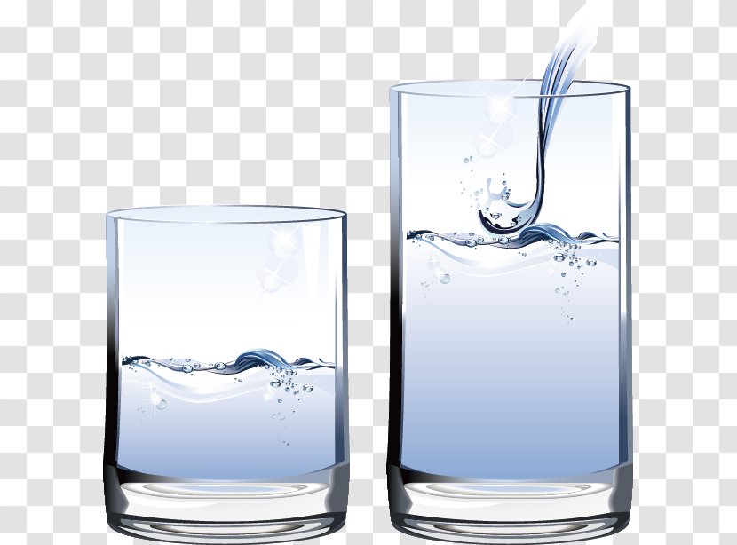 Drinking Water Glass Illustration - Liquid - Cup Transparent PNG
