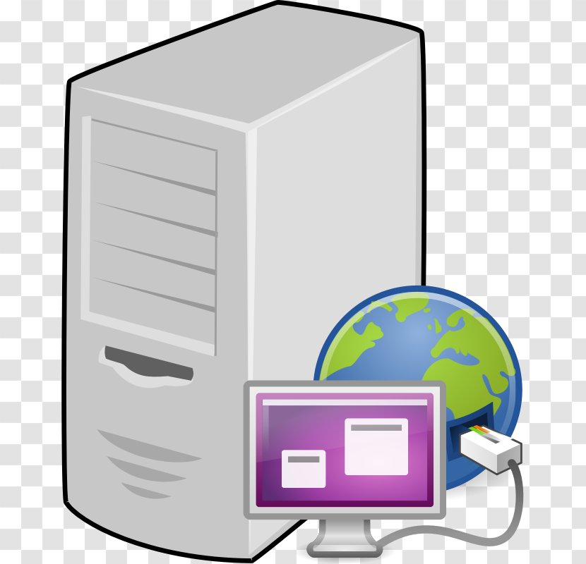Computer Servers Linux Terminal Server Project Clip Art - Remote Desktop Services Transparent PNG