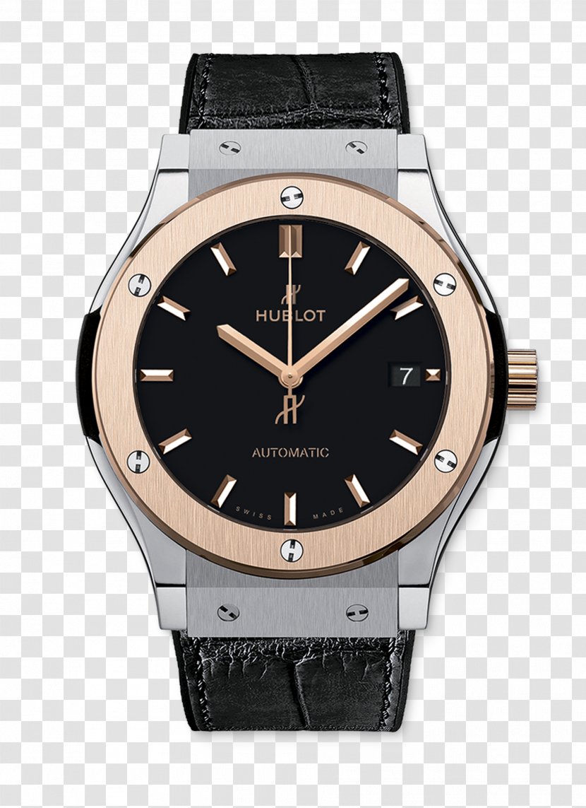 Hublot Classic Fusion Automatic Watch Chronograph - Colored Gold Transparent PNG