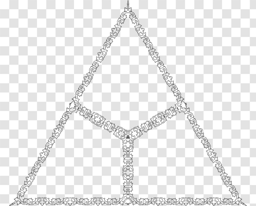 Triangle Picture Frames Clip Art - Ornament - Fancy Line Transparent PNG