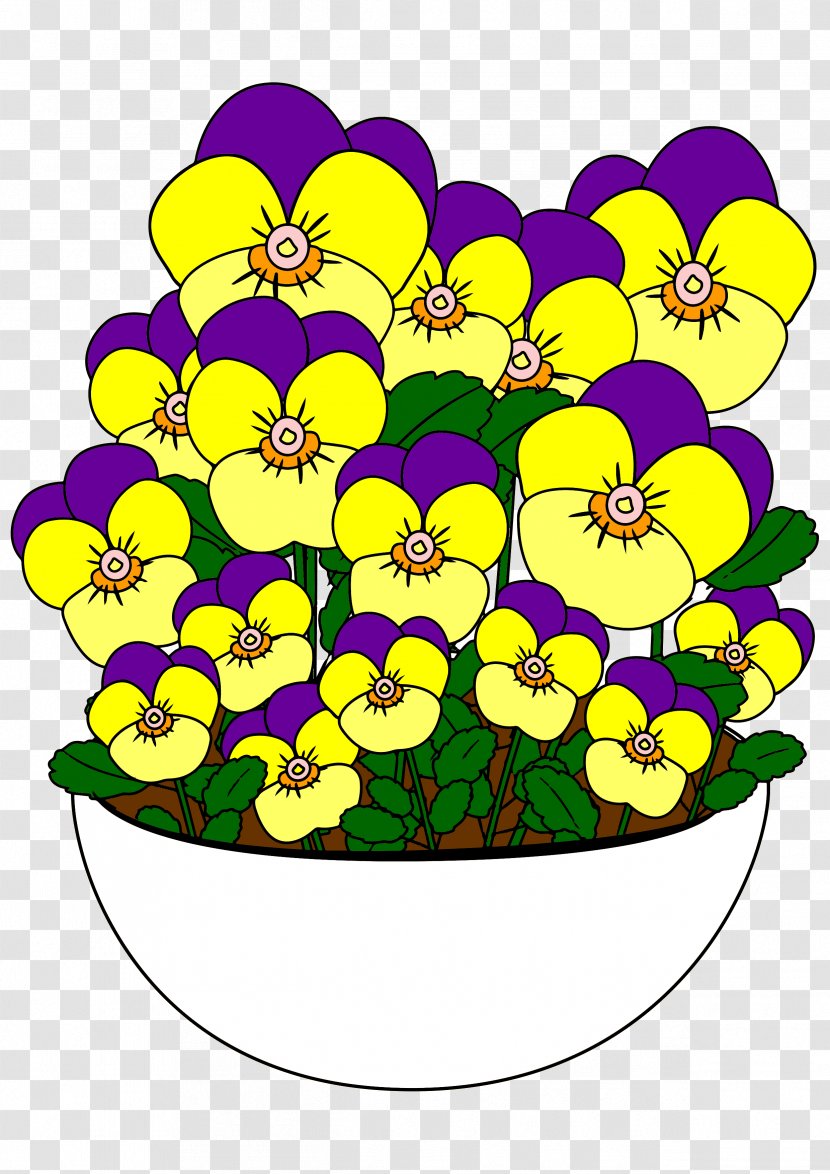 Clip Art Pansy Image Illustration Drawing - Flower Arranging Transparent PNG
