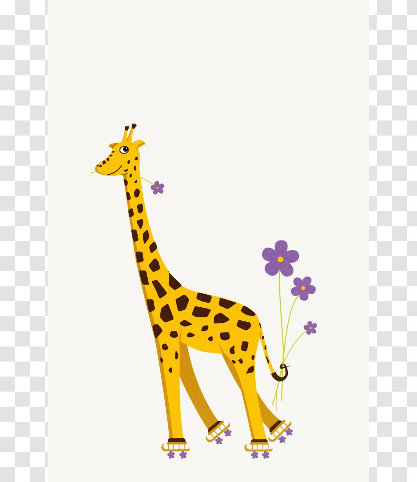 Baby Giraffes Cartoon Clip Art - Horn - Giraffe Picture Transparent PNG