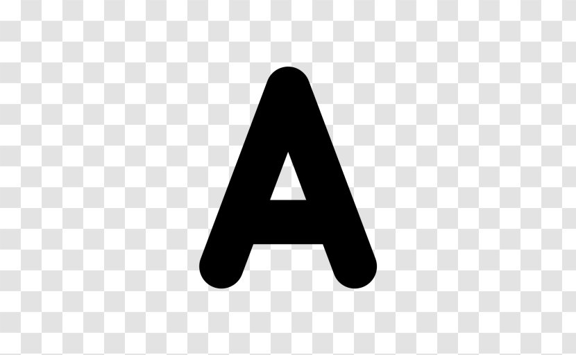 Letter Alphabet Symbol - Triangle - A Transparent PNG