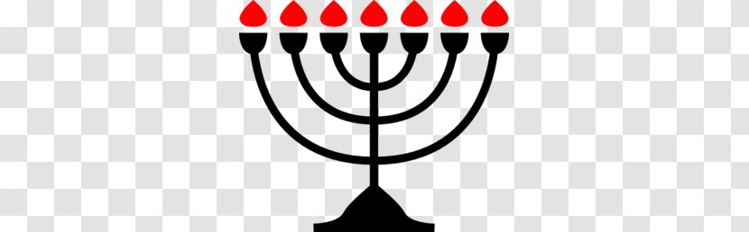 Menorah Hanukkah Clip Art - Candle - Cliparts Transparent PNG